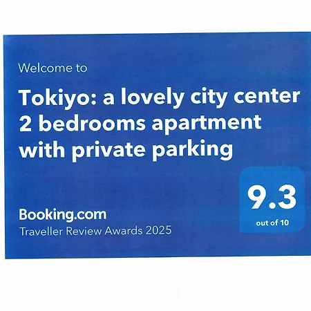 Tokiyo: A Lovely Center 2 Bedrooms With Private Parking Apartment *
